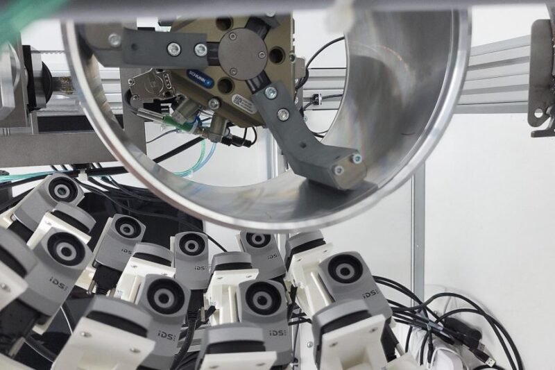 Precise Inspection Automation for Hole Detection, Positioning, and Dimension Measurement of Wooden Panels with Machine Vision AI