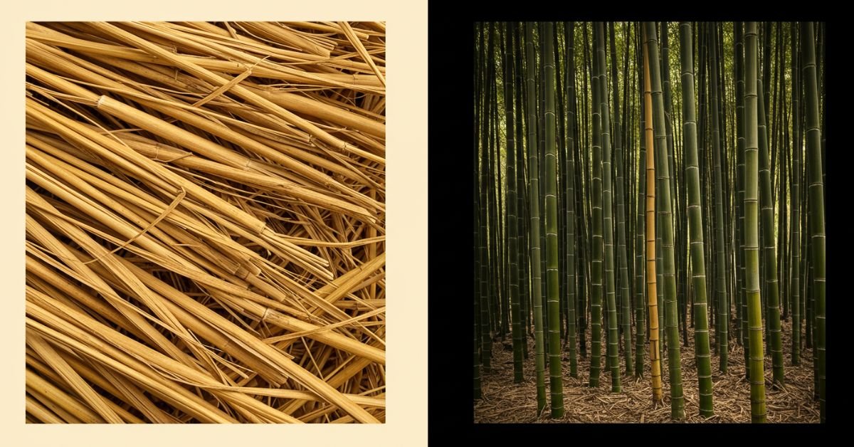 Wheat Straw vs Bamboo